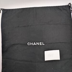 Authentic Black CHANEL Dust Bag – 17"Wx17"H for Handbags, Wallets & Accessories